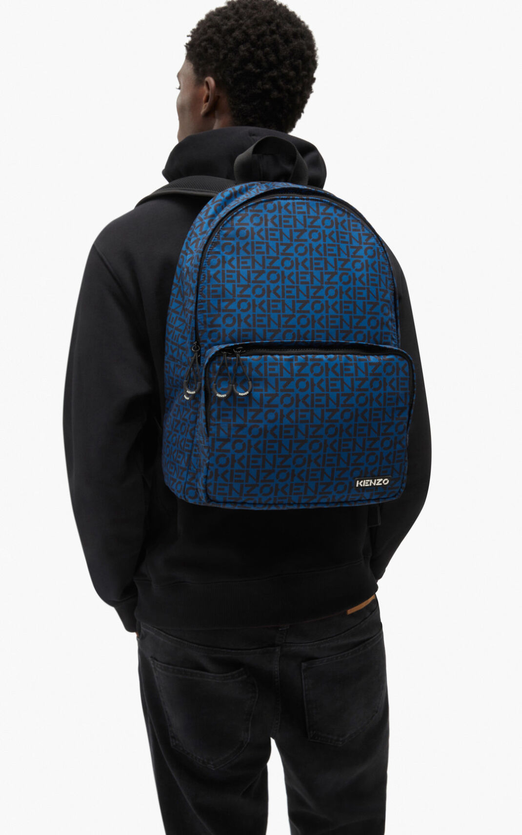 Sac À Dos Kenzo Homme Repeat Bleu Foncé TDEVR-4187